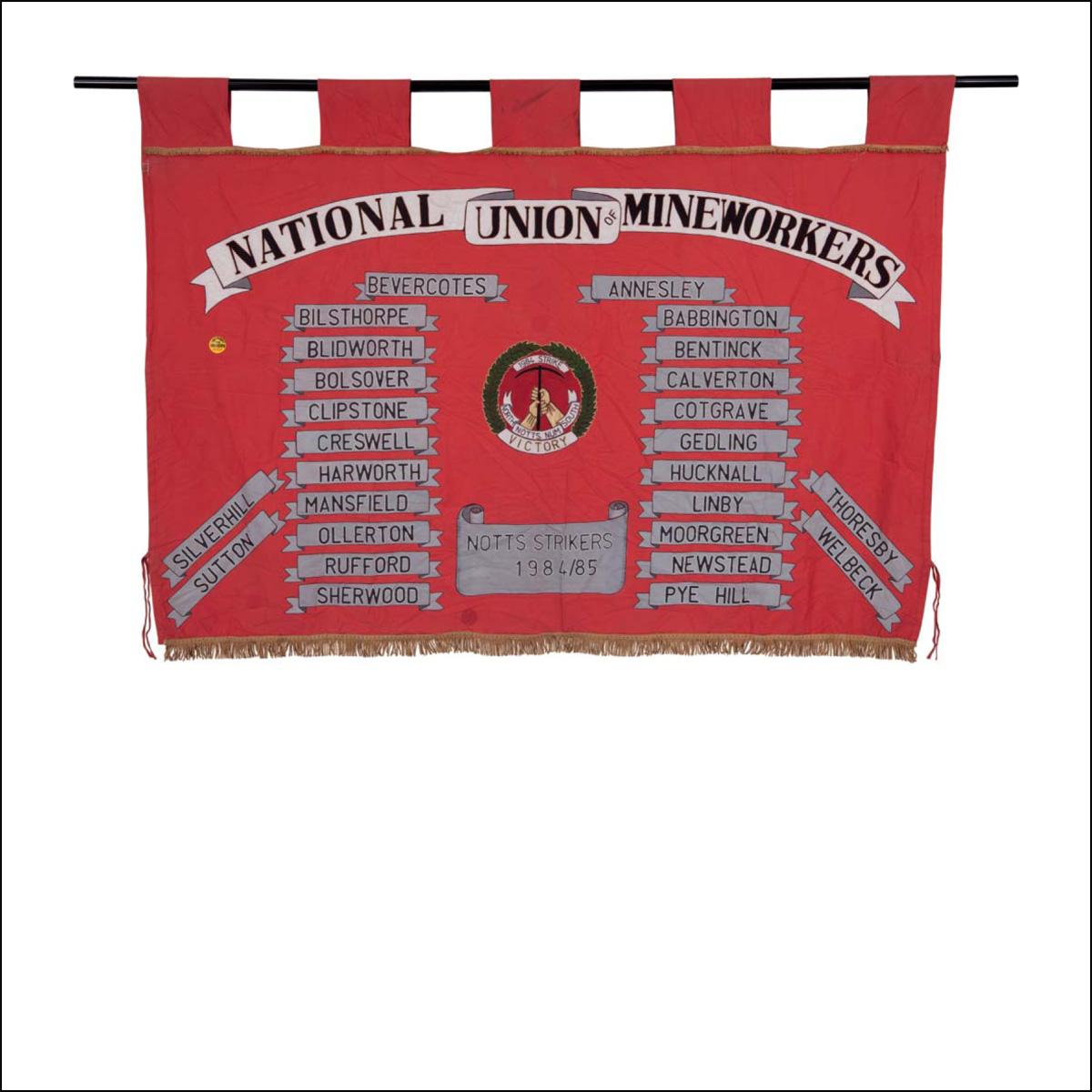 Banners of Nottinghamshire Area of the NUM presentation pack Past Pixels